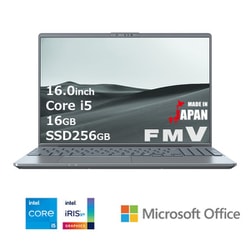 ヨドバシ.com - 富士通 FUJITSU ノートパソコン/FMV PHシリーズ/16.0型 WUXGA/Core-i5 1235U/メモリ  16GB/SSD 256GB/Windows11 Home/Office Home and Business 2024/ストームグレー  FMVP50J3H 通販【全品無料配達】