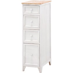 チェスト 幅25×奥行40×高さ85cm MCH-5281NAW
