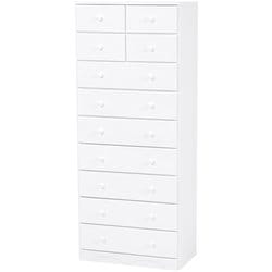 チェスト 幅60×奥行37（取っ手2cmを含む）×高さ146cm MCH-6894WH