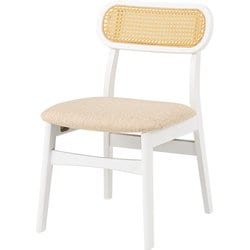 チェア 幅46.5×奥行54.5×高さ76×座面高42cm FL-8654WH-1