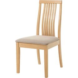 ダイニングチェア 幅44×奥行50.5×高さ86×座面高43cm MI-8635NA-BE