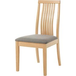 ダイニングチェア 幅44×奥行50.5×高さ86×座面高43cm MI-8635NA-LGY