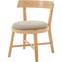 ダイニングチェア 幅52.5×奥行56×高さ71×座面高43cm MI-8636NA-BE