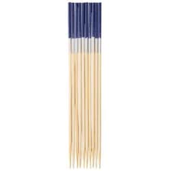 竹製品 飾り串 ピック 9cm 10本組 推し色PICS 2色かんじょう串/天然竹/日本製/銀 紺 19011