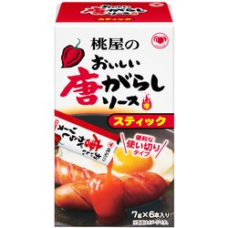 おいしい唐がらしソーススティック 6P 箱入 42g（7g×6P） [期限切迫商品（賞味期限：2025年10月31日）]