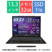 ノートパソコン/msi Summit 13 AI+ Evo A2/13.3型/Core Ultra 7 プロセッサー 258V/インテル Arc 140V GPU/メモリ 32GB/SSD 1TB/Windows 11 Pro/インクブラック Summit-13-AI+Evo-A2VMTG-4779JP