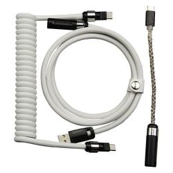 ライティングコイルケーブルUltra USB TypeC-A （ホワイト） GRT052-WHT-ONE