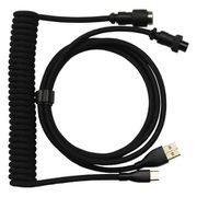 コイルケーブル USB TypeC-A (ブラック) GRT053-BLK-ONE