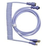 コイルケーブル USB TypeC-A (ライトブルー) GRT053-LBL-ONE