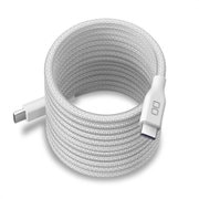 スパイラルケーブル USB-C to USB-C 2m PD240W対応 ナチュラルホワイト CIO-NLSC30000-CC2-NWH