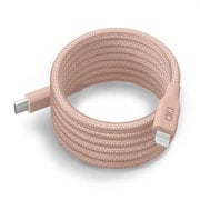 スパイラルケーブル USB-C to Lightning 60W 1m シェルピンク CIO-NLSC30000-CL1-SPK