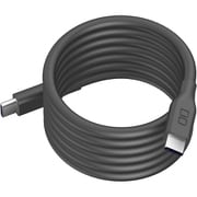 スパイラルシリコンケーブル USB-C to USB-C 1m PD240W出力対応 ライトブラック CIO-SLSC30000-CC1-LBK