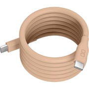 スパイラルシリコンケーブル USB-C to USB-C 1m PD240W出力対応 シェルピンク CIO-SLSC30000-CC1-SPK