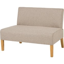 ダイニング3点セット テーブル：幅110×奥行70×高さ65cm/ソファ（2P）：幅105×奥行64.5×高さ77×座面高42cm SH-8615NA-BE-3S