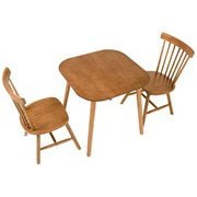 BT-8627-42-LBR-3S [ダイニング3点セット テーブル：幅75×奥行75×高さ70cm/チェア：幅50×奥行55×高さ85×座面高42cm]