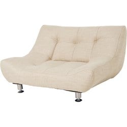 ソファ 幅100×奥行82×高さ57×座面高26cm ライノス1P-BE