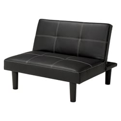 ソファ 幅88×奥行82～91×高さ68～32×座面高32cm LSF-4440BK
