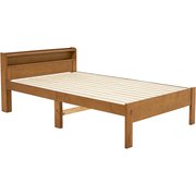 セミダブルベッド 幅120.5×奥行211.5×高さ76.5×床面高31/36/41cm MB-5406SD-LBR