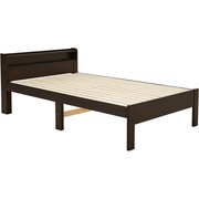 セミダブルベッド 幅120.5×奥行211.5×高さ76.5×床面高31/36/41cm MB-5406SD-DBR
