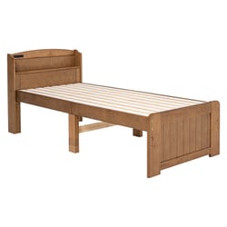 セミシングルショートベッド 幅85×奥行194×高さ82×床面高31/37/43cm MB-5915SSSLBR