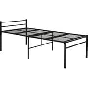 シングルベッド ハイタイプ 幅99×奥行204×高さ77.5×床面高53.5cm KH-3095BK