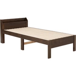シングルベッド 幅97.5×奥行211.5×高さ72×床面高31/36/41cm MB-5164S-DBR