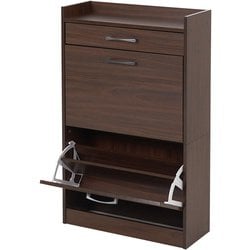 シューズラック 幅62×奥行24×高さ99cm RSR-1704BR