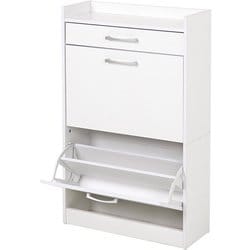 シューズラック 幅62×奥行24×高さ99cm RSR-1704WH