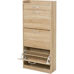 シューズラック 幅62×奥行24×高さ136.5cm RSR-1705NA