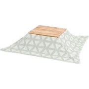 こたつ+うす掛け布団 2点セット こたつ:幅75×奥行60×高さ36.5cm/掛ふとん:195×180cm カルテス7560+スノウ7560TGY