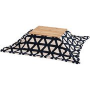 こたつ+うす掛け布団 2点セット こたつ:幅75×奥行60×高さ36.5cm/掛ふとん:195×180cm カルテス7560+スノウ7560TNV