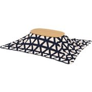 こたつ+うす掛け布団 2点セット こたつ:幅90×奥行50×高さ35.5cm/掛ふとん:210×170cm カルミナ950NA+スノウ950TNV