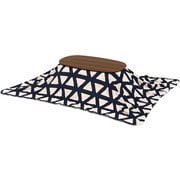 こたつ+うす掛け布団 2点セット こたつ:幅90×奥行50×高さ35.5cm/掛ふとん:210×170cm カルミナ950WN+スノウ950TNV