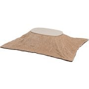 こたつ+うす掛け布団 2点セット こたつ:幅90×奥行50×高さ35.5cm/掛ふとん:210×170cm カルミナ950WS+ビケ950BE