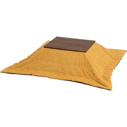 こたつ+うす掛け布団 2点セット こたつ：幅75×奥行60×高さ37/42cm/掛ふとん：195×180cm アルテナ7560+ビケ7560YE
