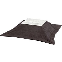 こたつ+うす掛け布団 2点セット こたつ：幅75×奥行60×高さ40cm/掛ふとん：195×180cm アルラ7560MWH+ビケ7560BR