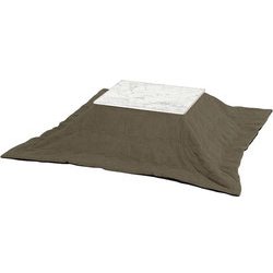 こたつ+うす掛け布団 2点セット こたつ：幅75×奥行60×高さ40cm/掛ふとん：195×180cm アルラ7560MWH+ビケ7560KK