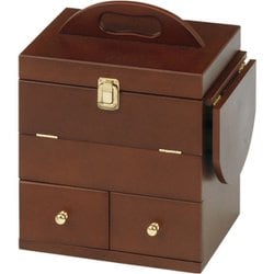 コスメボックス 幅26×奥行19×高さ31cm MUD-6930BR