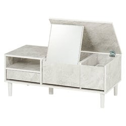 コスメテーブル 幅95×奥行45×高さ38cm RD-1126MWH