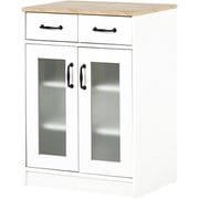 キャビネット 幅58×奥行40(取手含む:43)×高さ82cm RCC-1636WS