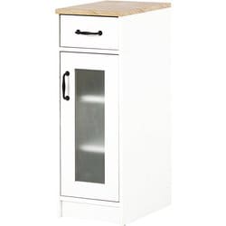 キャビネット 幅30×奥行40（取手含む：43）×高さ82cm RCC-1637WS
