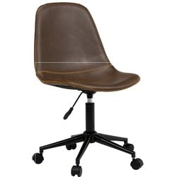 キャスター付き昇降チェア 幅55×奥行66×高さ84～97×座面高43～56cm LC-4497DBR