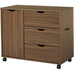 キャスター付きチェスト 幅80×奥行40×高さ67cm RCC-1552BR