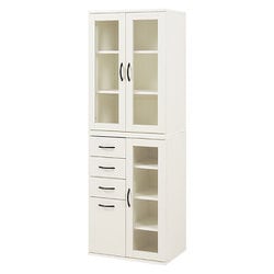 キッチンキャビネット 幅60×奥行42（取手含む）×高さ174cm RCC-1492WH-BS