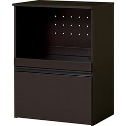 キッチンカウンター（収納庫タイプ） 幅60×奥行40×高さ82cm VKC-7141DBR