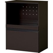 キッチンカウンター(収納庫タイプ) 幅60×奥行40×高さ82cm VKC-7141DBR