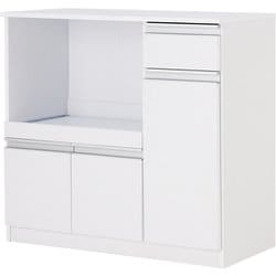 キッチンカウンター 幅89×奥行40×高さ82cm VKC-7150WH