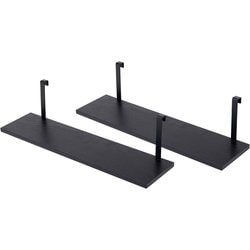 ウォールラック棚板 2枚組 幅60×奥行17.5×高さ15cm KTR-3142-T60BK