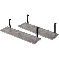 ウォールラック棚板 2枚組 幅60×奥行17.5×高さ15cm KTR-3142-T60MGY