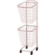 KR-3970PI [2段ランドリーラック（角型） 幅33×奥行39×高さ108cm]